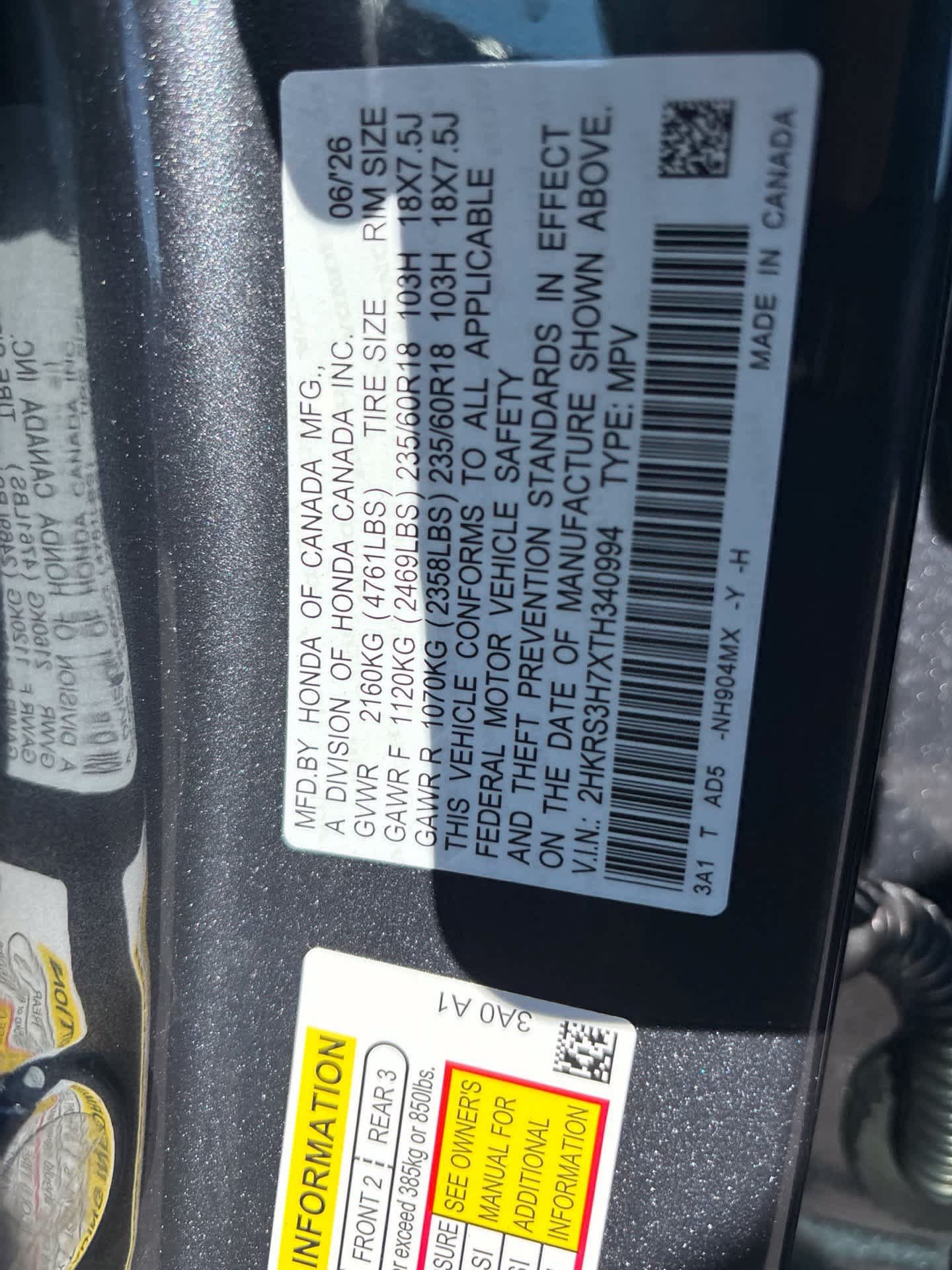 Certified 2026 Honda CR-V EX-L image 19