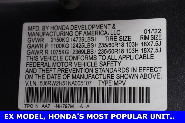 Used 2022 Honda CR-V EX image 29