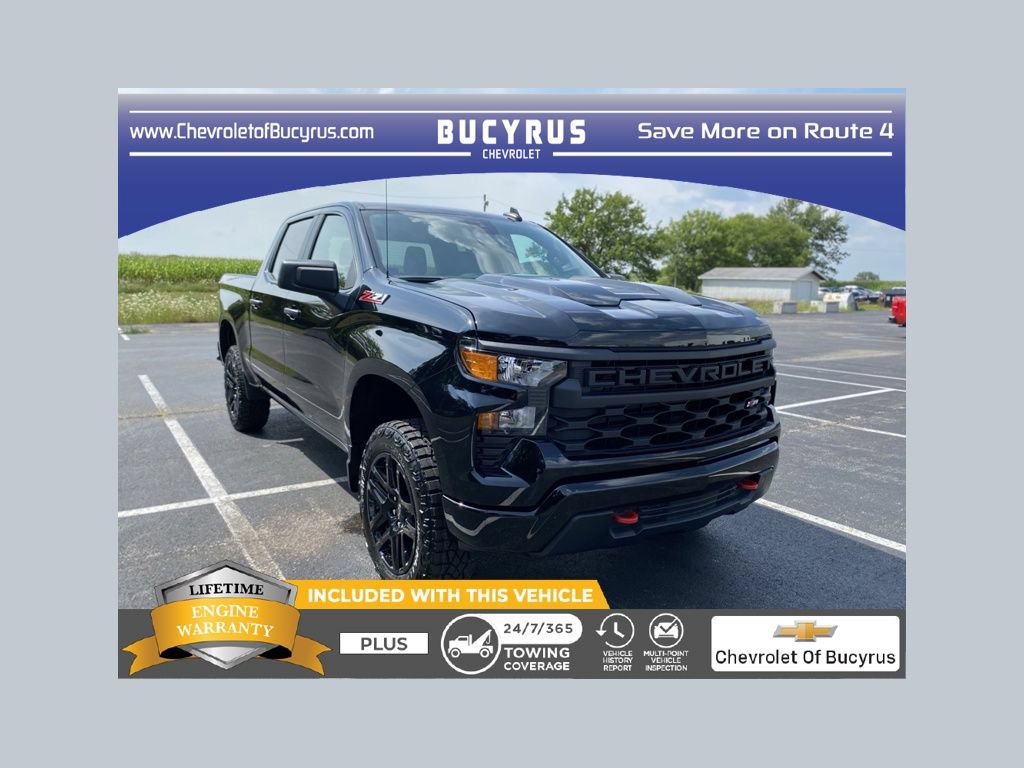 New 2026 Chevrolet Silverado 1500 Custom Trail Boss AWD/4WD 360° Tour
