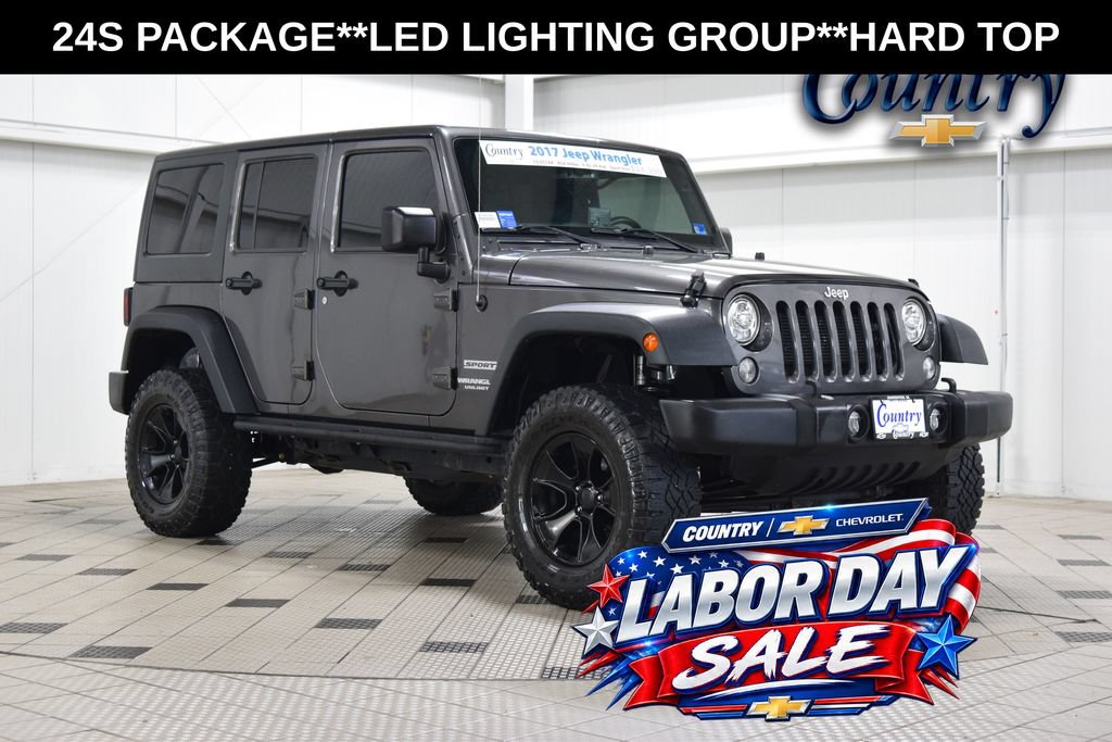 Used 2017 Jeep Wrangler Unlimited Sport w/ Quick Order Package 24S