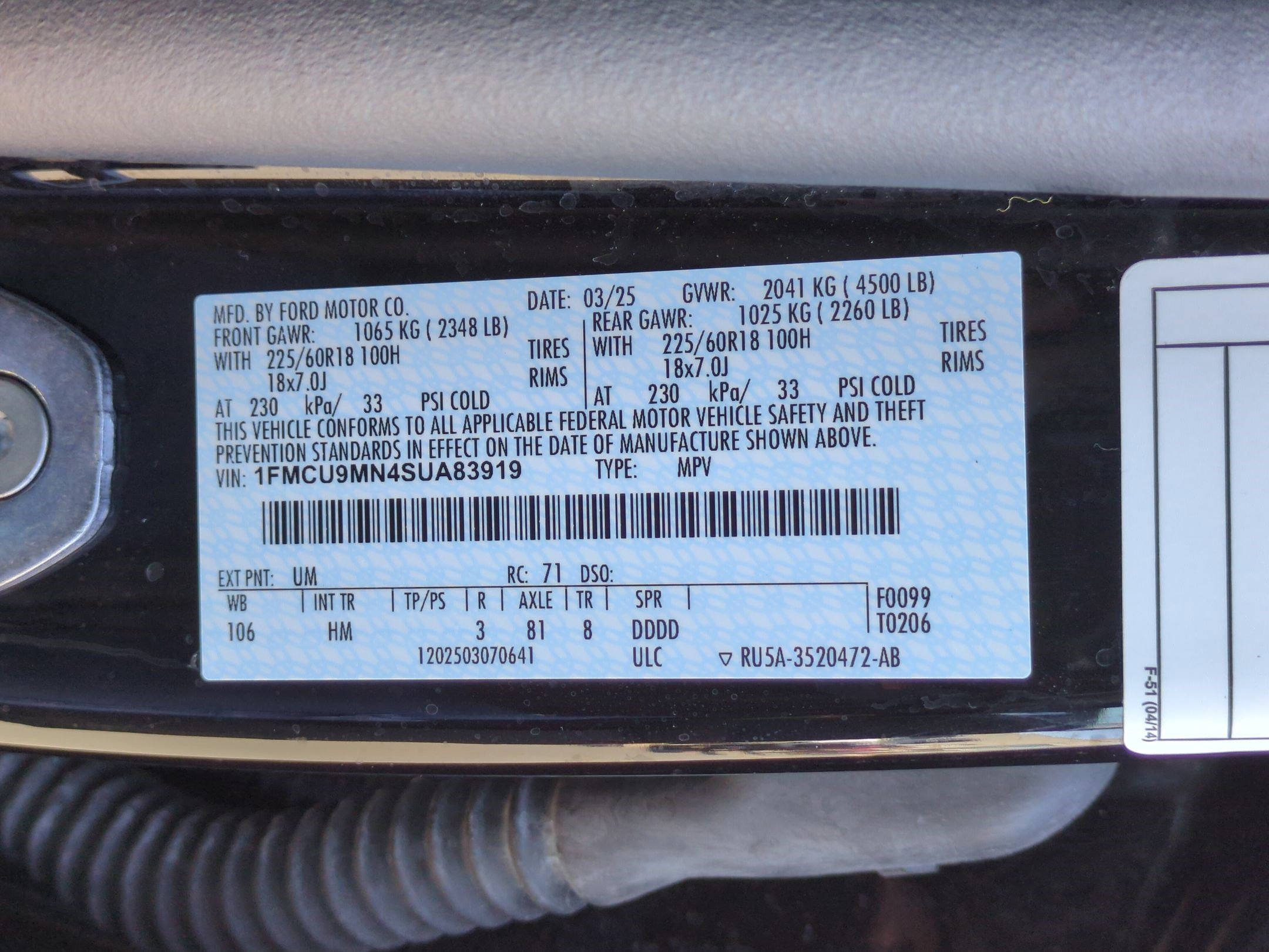 Used 2025 Ford Escape ST-Line image 33