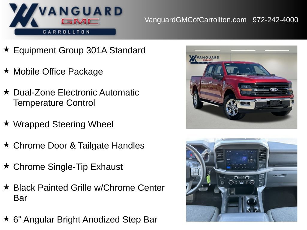 Used 2025 Ford F150 XLT w/ Equipment Group 301A Standard AWD/4WD image 6
