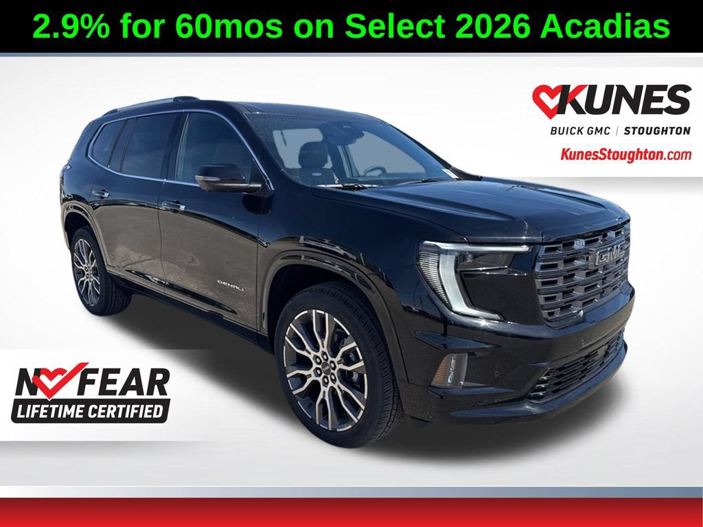 New 2026 GMC Acadia Denali Ultimate w/ LPO, Floor Liner Package