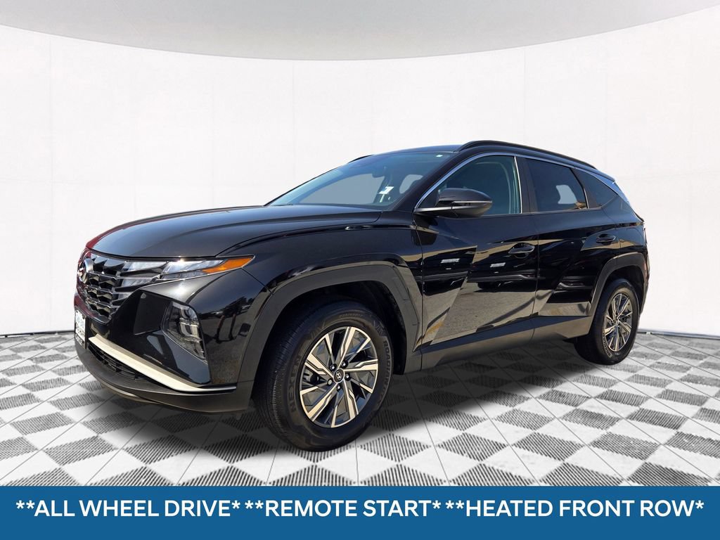 Certified 2022 Hyundai Tucson Blue AWD/4WD image 2