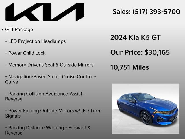 Used 2024 Kia K5 GT w/ GT1 Package FWD image 12