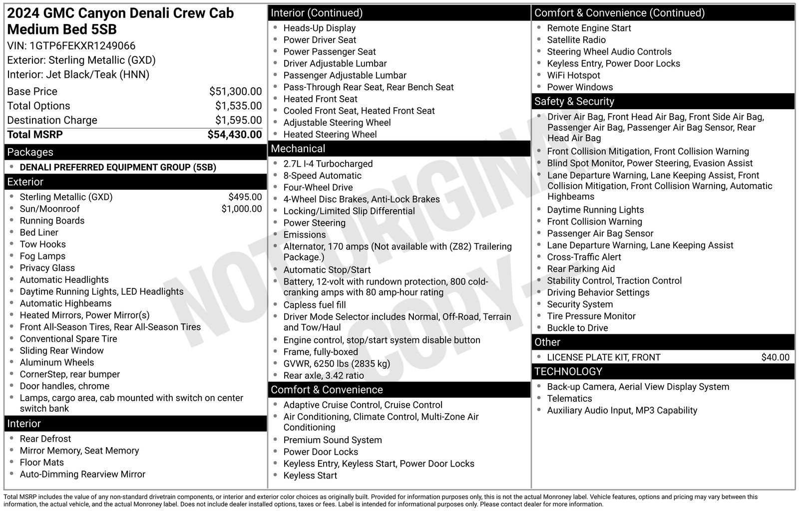 Used 2024 GMC Canyon Denali AWD/4WD image 11