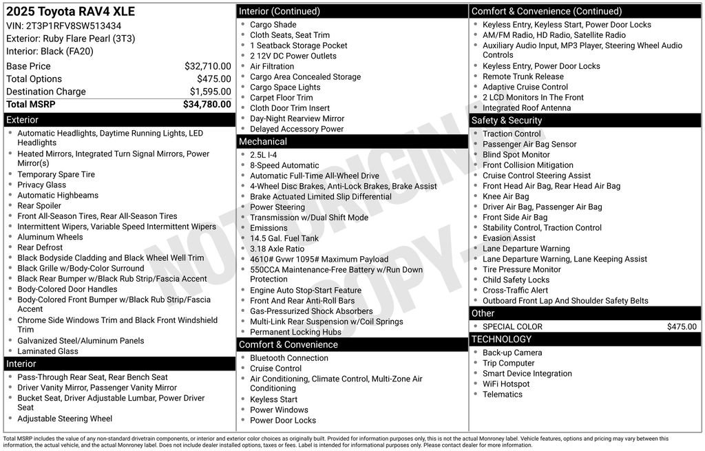Used 2025 Toyota RAV4 XLE image 5