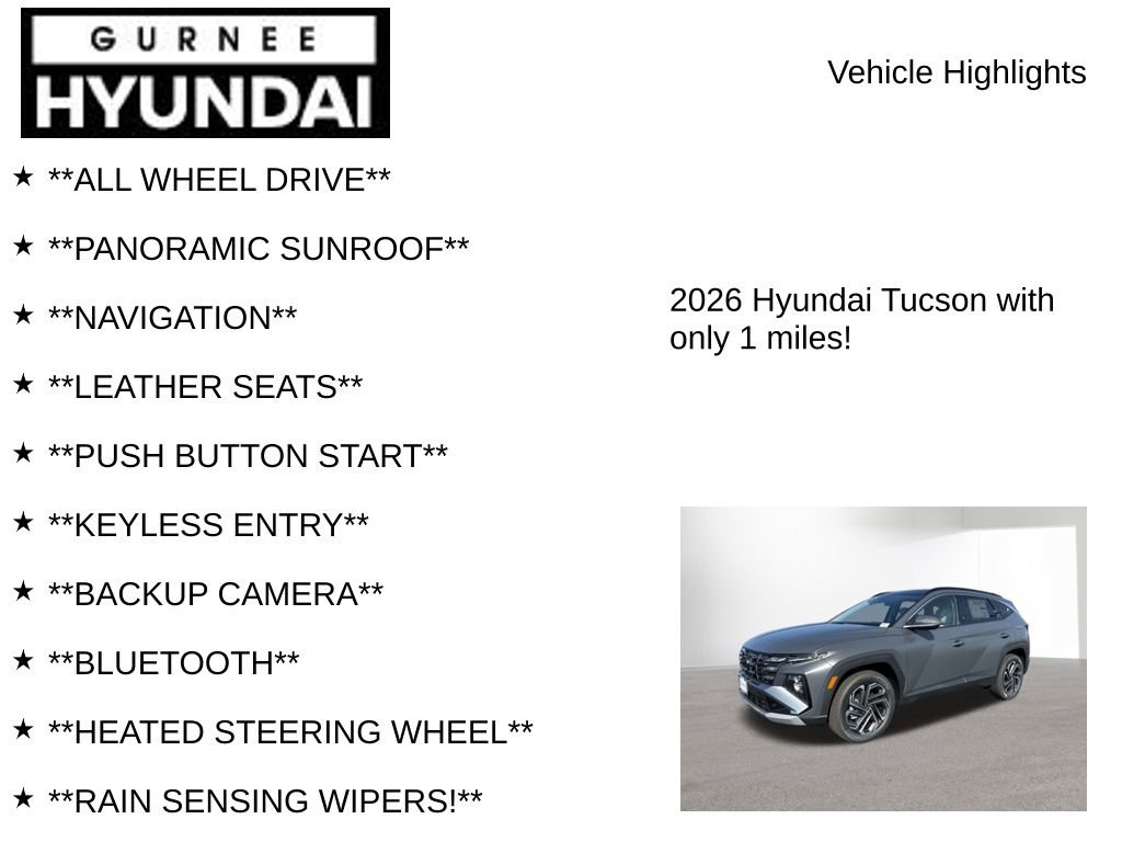 New 2026 Hyundai Tucson Limited image 9