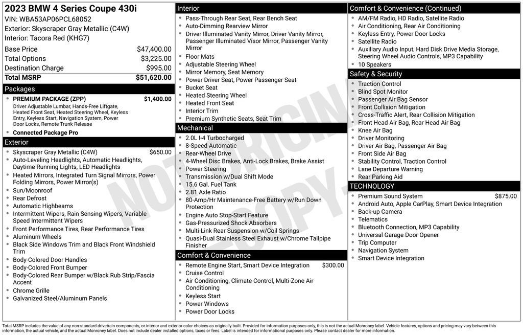 Used 2023 BMW 430i Coupe w/ Premium Package RWD image 15