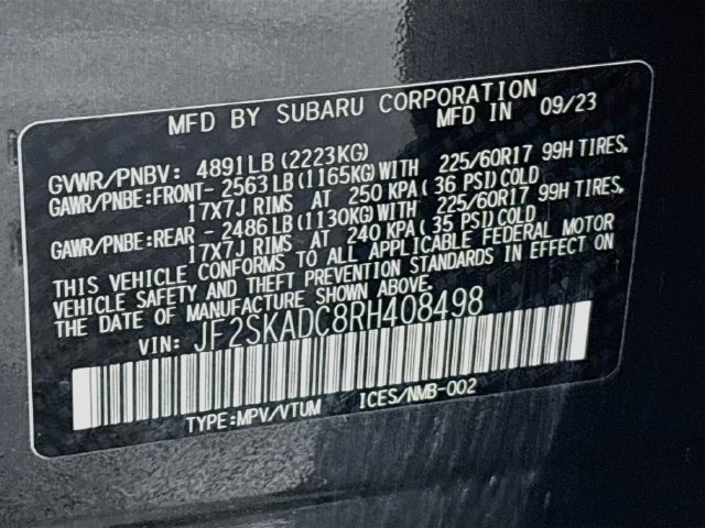 Certified 2024 Subaru Forester Premium AWD/4WD image 35