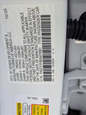 New 2025 Honda Accord SE image 16