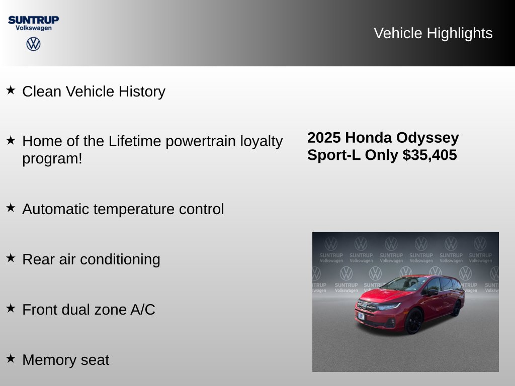 Used 2025 Honda Odyssey Sport-L image 7
