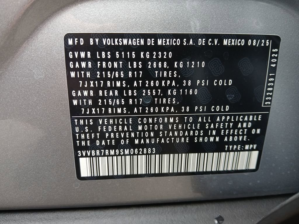 New 2025 Volkswagen Tiguan S image 28