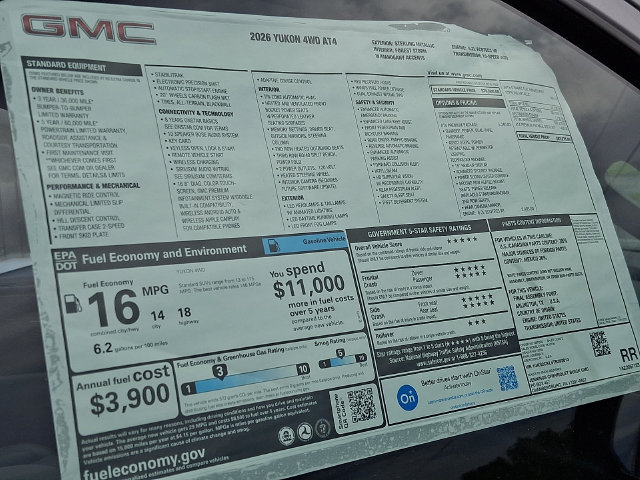 New 2026 GMC Yukon AT4 w/ AT4 Premium Package AWD/4WD image 25