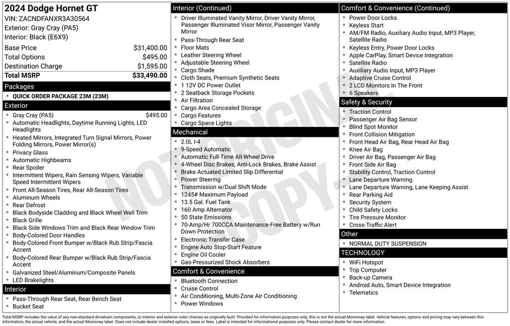 Used 2024 Dodge Hornet GT image 5