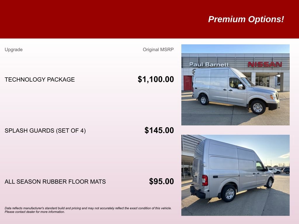 Used 2016 Nissan NV 2500 SV w/ Technology Package image 9