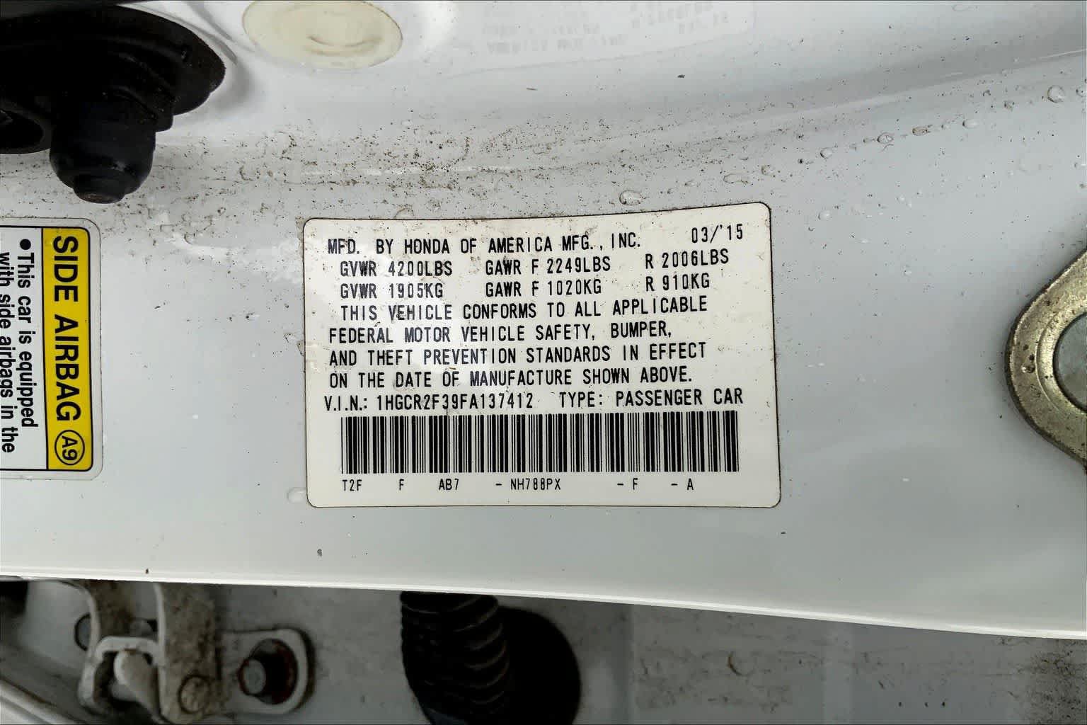 Used 2015 Honda Accord LX image 20