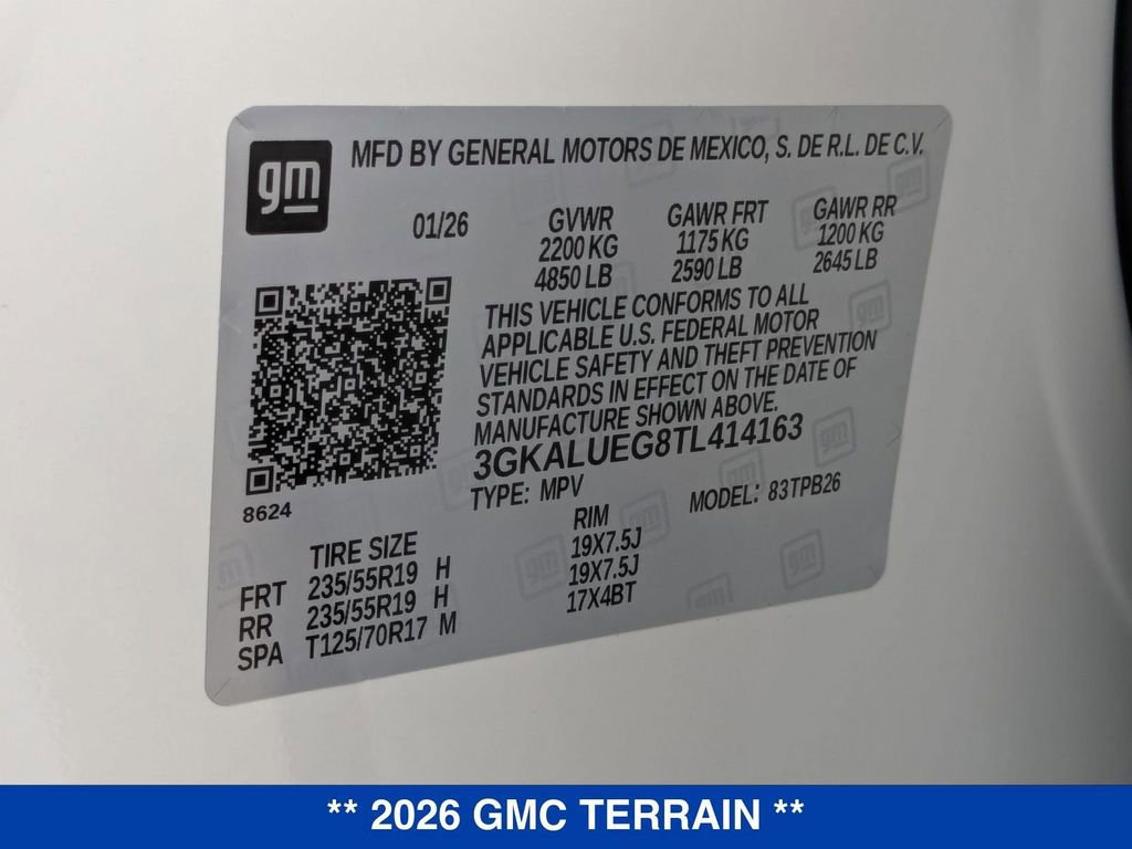 New 2026 GMC Terrain Elevation w/ Black Edition AWD/4WD image 35
