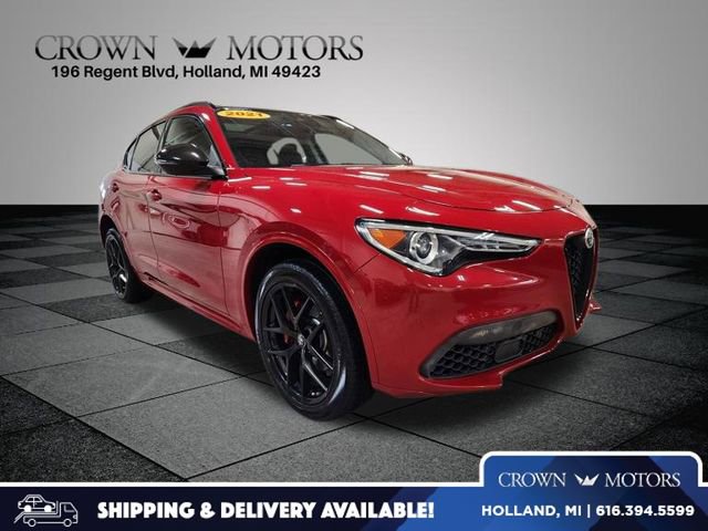 Used 2021 Alfa Romeo Stelvio Ti w/ Nero Edizione image 1