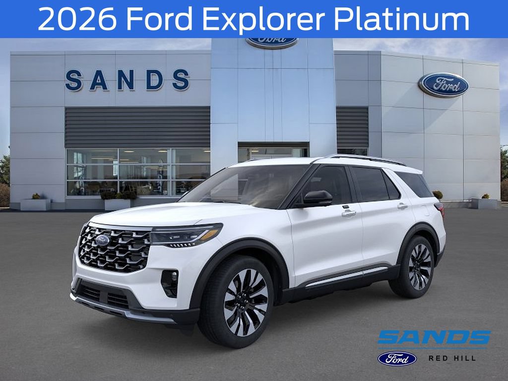 New 2026 Ford Explorer Platinum w/ LUX Leather Package AWD/4WD 360° Tour