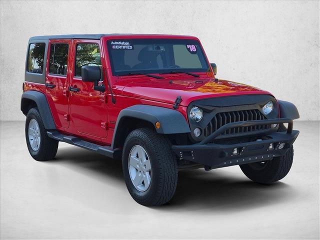 Used 2018 Jeep Wrangler Unlimited Sport S AWD/4WD image 3