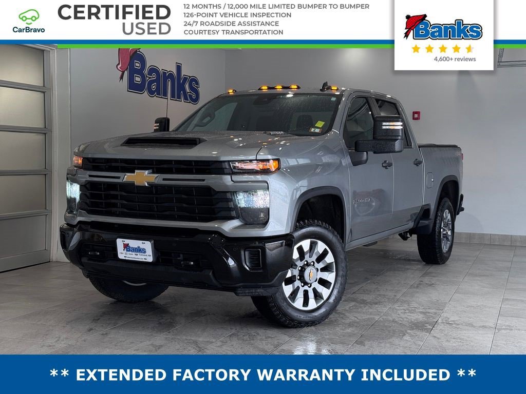 Certified 2025 Chevrolet Silverado 2500 Custom w/ Custom Value Package AWD/4WD video 1