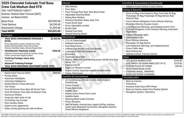 Used 2025 Chevrolet Colorado Trail Boss image 30