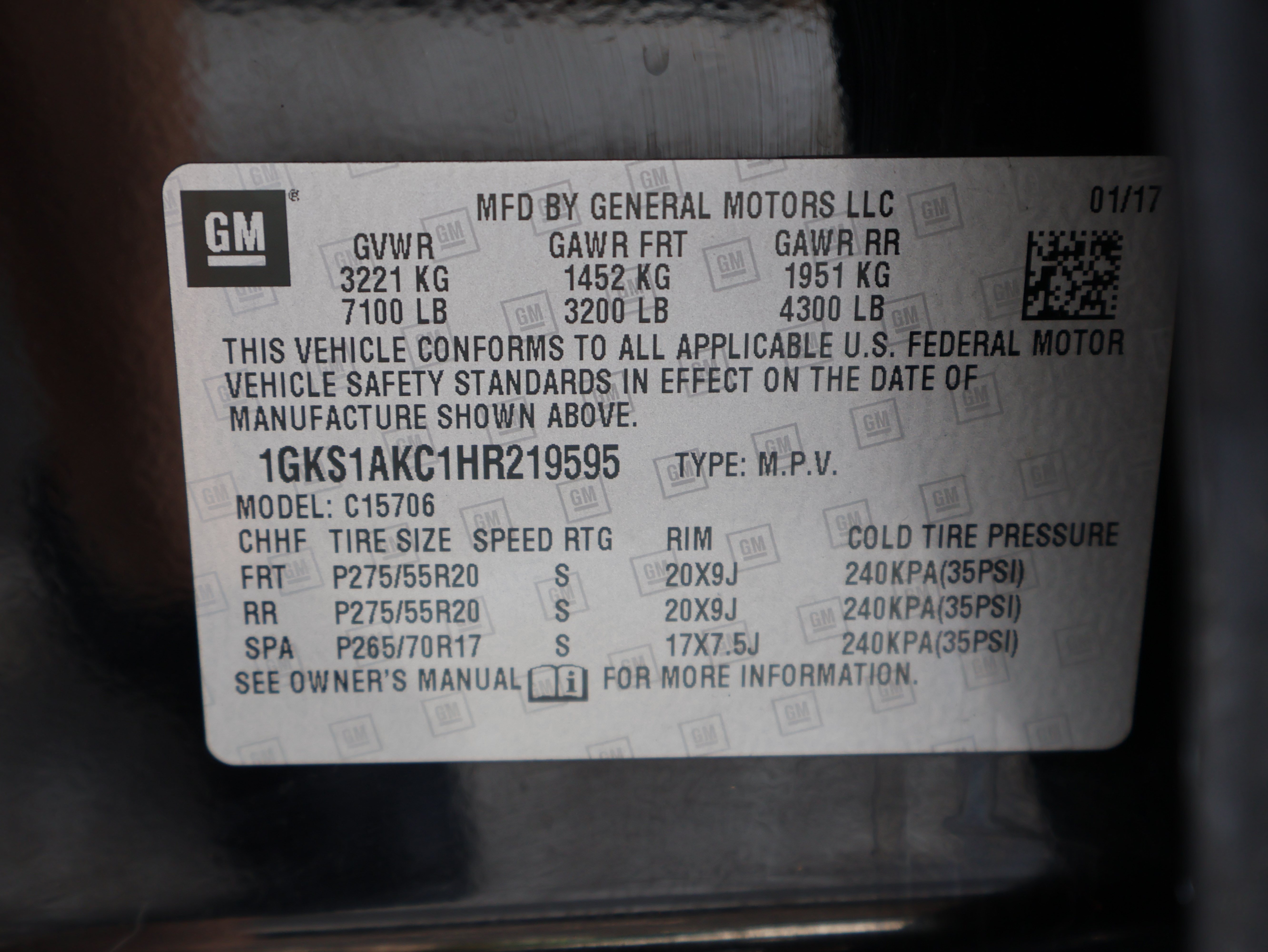 Used 2017 GMC Yukon SLE w/ SLE Value Package RWD image 36