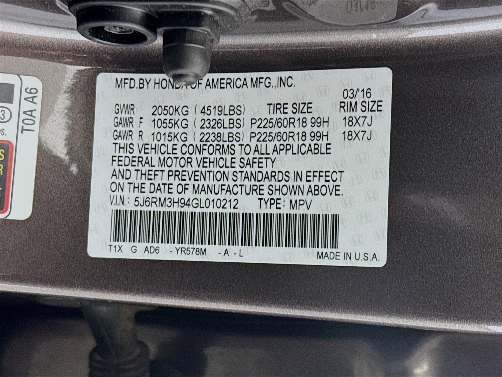 Used 2016 Honda CR-V Touring image 31