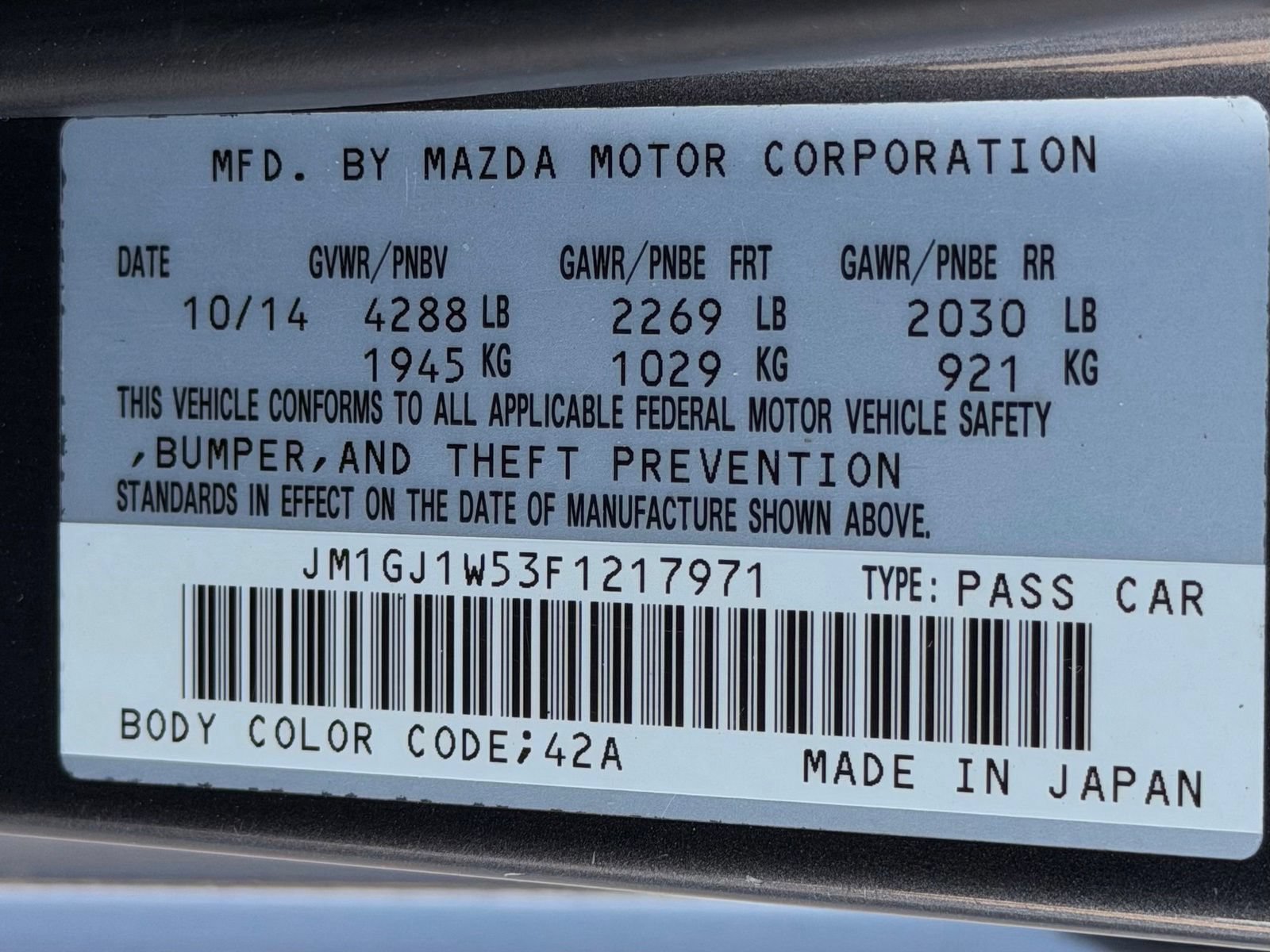 Used 2015 MAZDA MAZDA6 Grand Touring w/ GT Technology Package FWD image 45