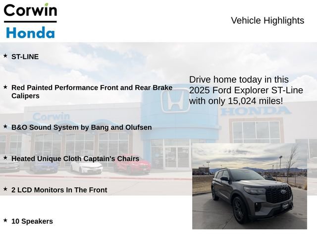 Used 2025 Ford Explorer ST-Line w/ ST-Line Street Pack image 6