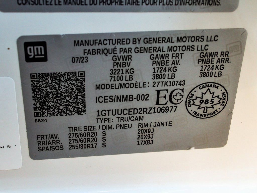 Used 2024 GMC Sierra 1500 Elevation w/ X31 Off-Road Package image 14