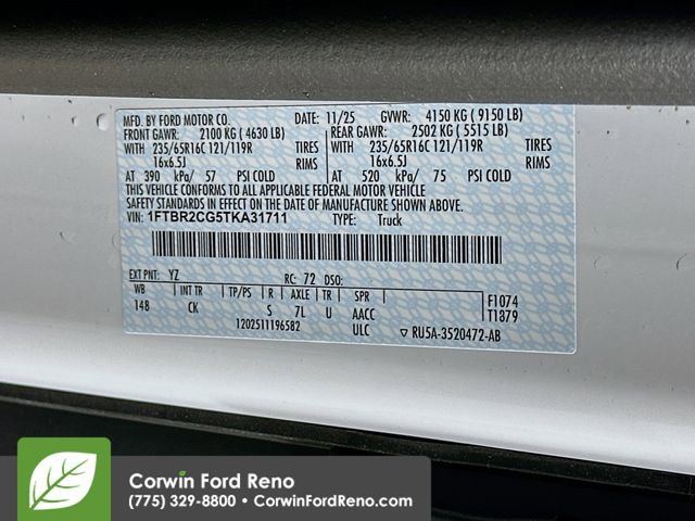 New 2026 Ford Transit 250 148 Medium Roof Extended AWD image 30