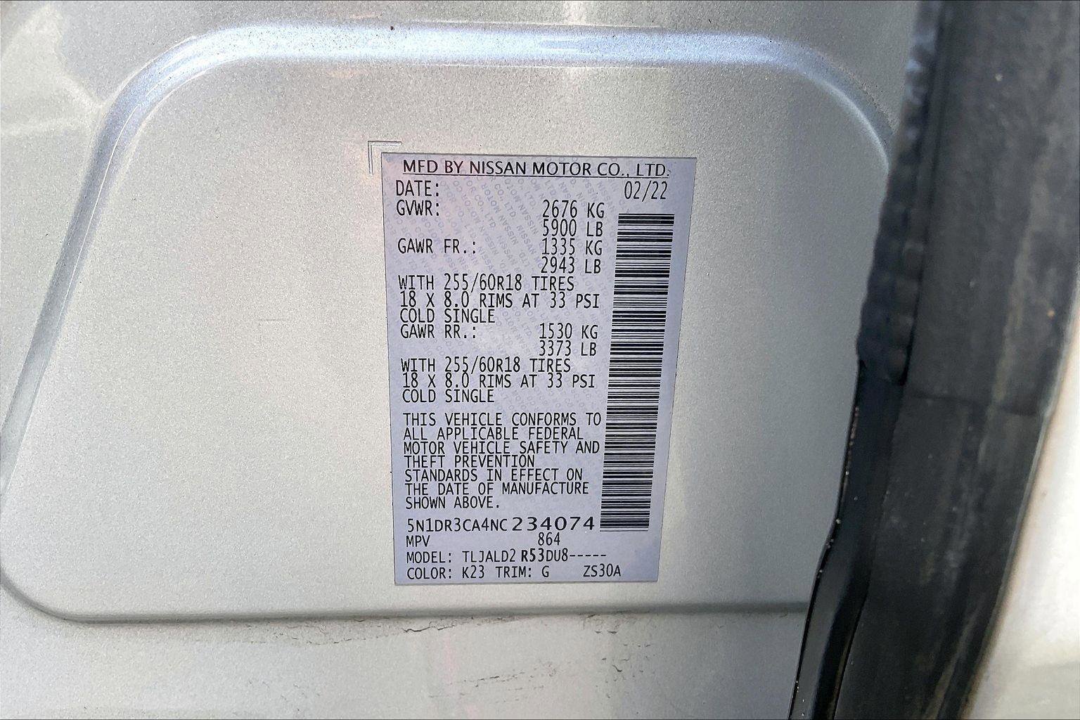 Certified 2022 Nissan Pathfinder SL image 34