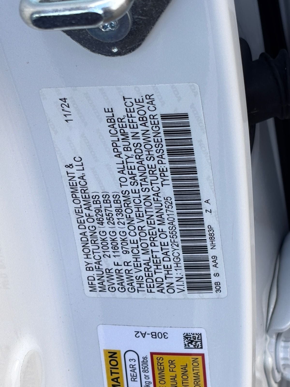 Certified 2025 Honda Accord Sport image 32