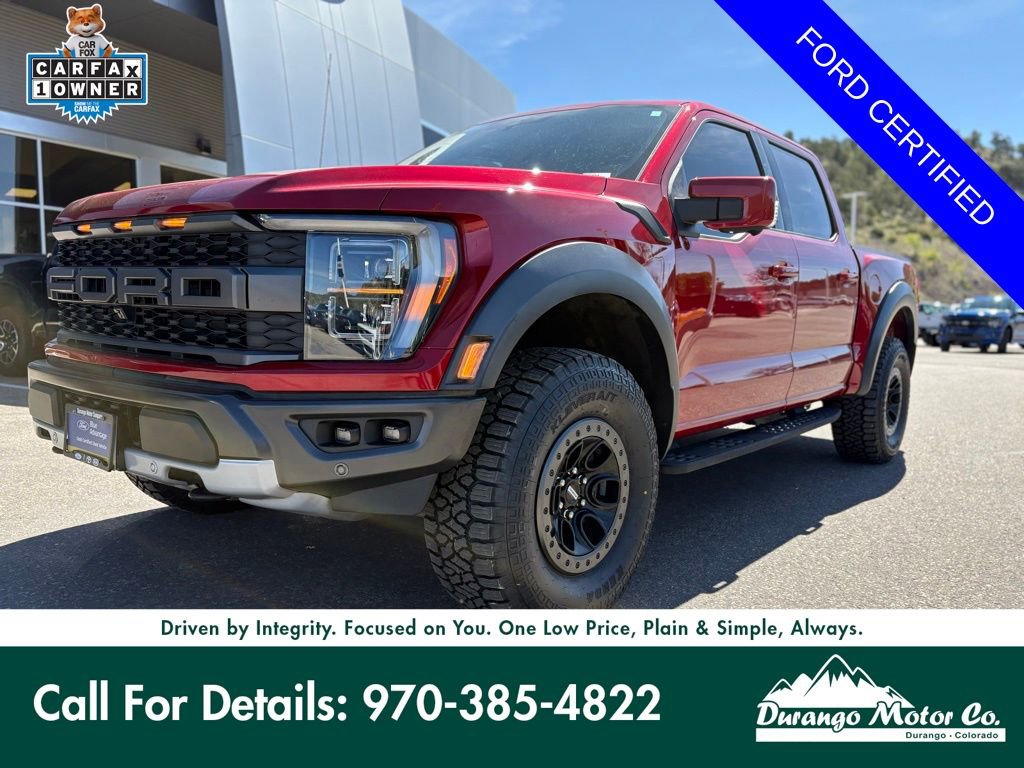 Certified 2022 Ford F150 Raptor w/ Equipment Group 801A High AWD/4WD image 1