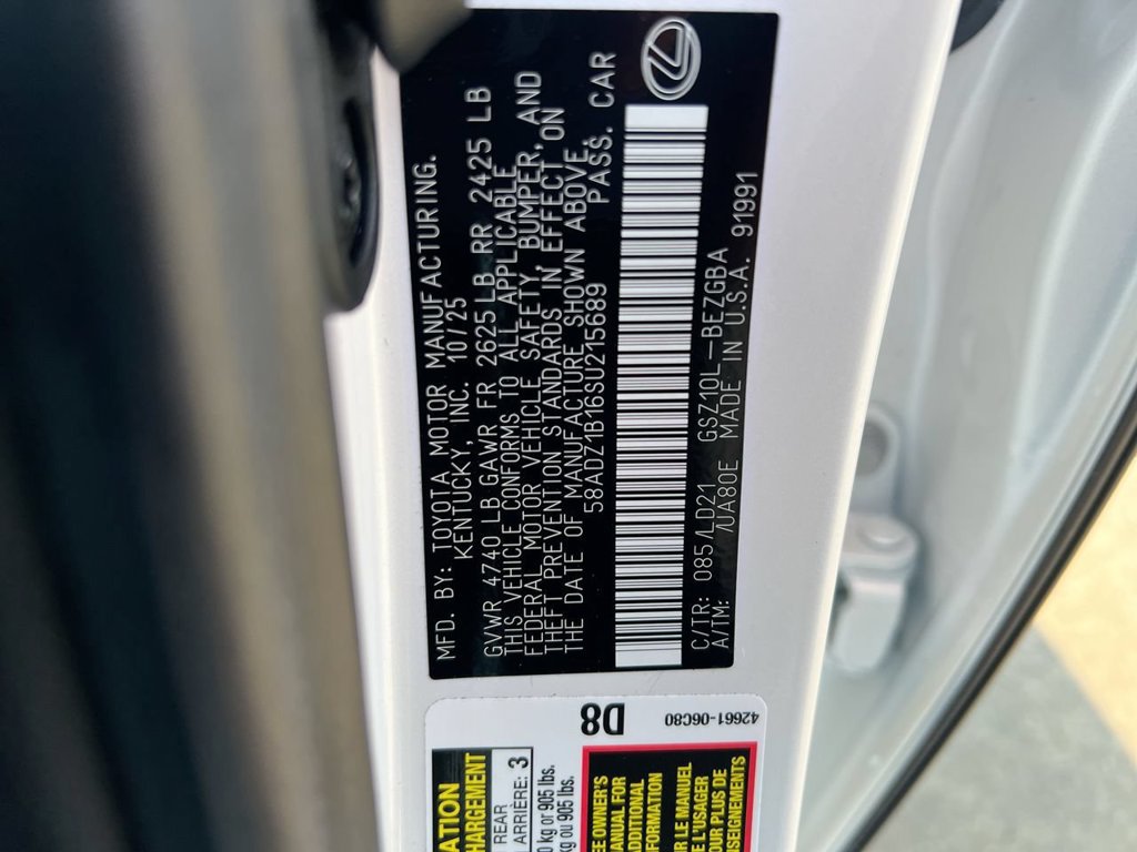 Certified 2025 Lexus ES 350 w/ Premium Package FWD image 22