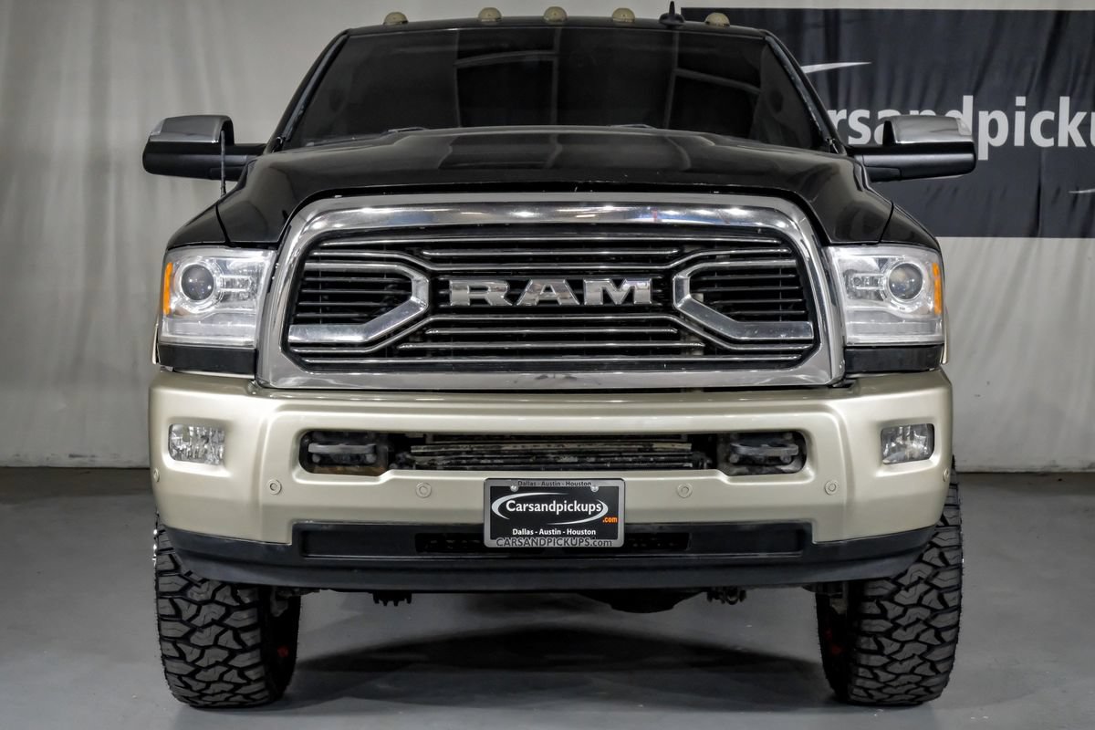 Used 2018 RAM 3500 Laramie Longhorn w/ Protection Group AWD/4WD image 3
