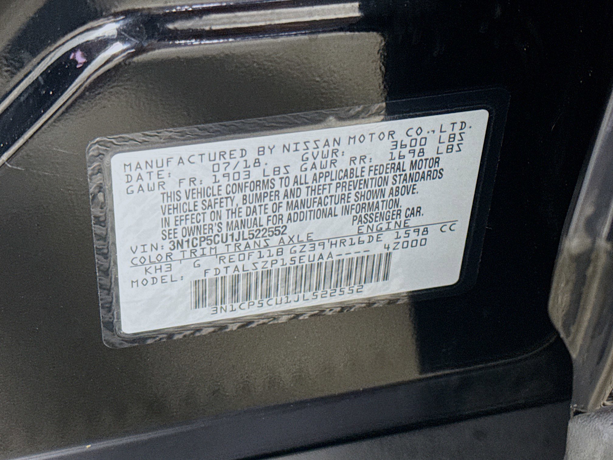 Used 2018 Nissan Kicks SV FWD image 40
