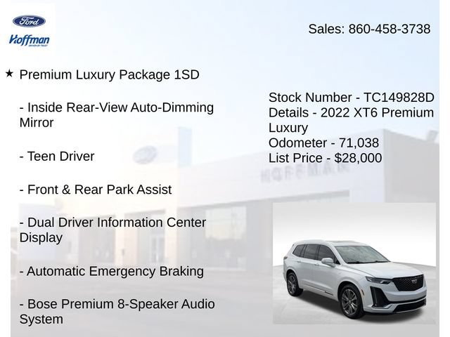 Used 2022 Cadillac XT6 Premium Luxury AWD/4WD image 5