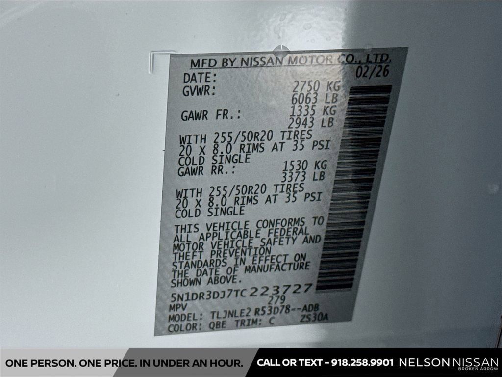 New 2026 Nissan Pathfinder Platinum image 34