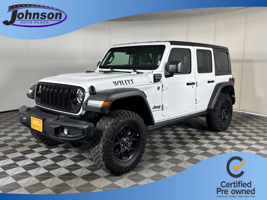 Certified 2025 Jeep Wrangler Unlimited Sport S 4xe