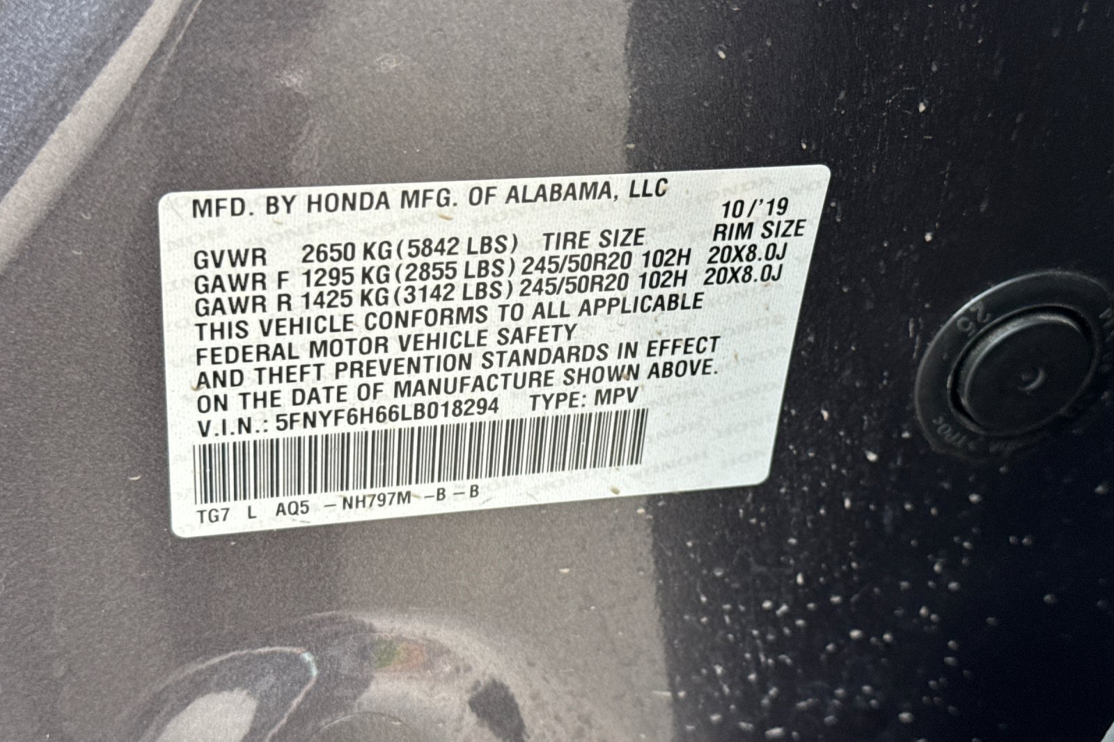 Used 2020 Honda Pilot Touring image 27