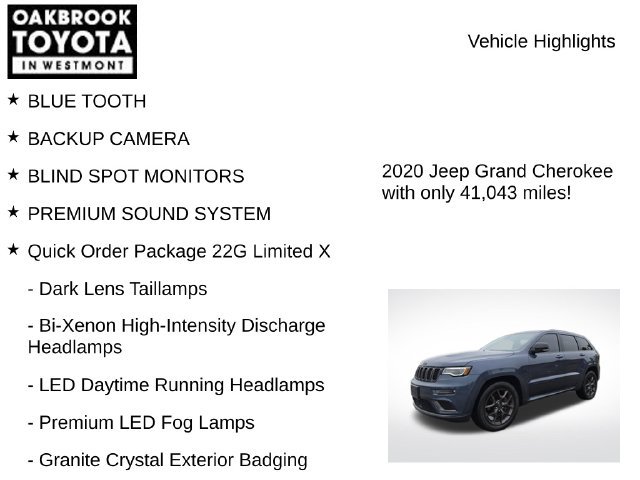 Used 2020 Jeep Grand Cherokee Limited X AWD/4WD image 5
