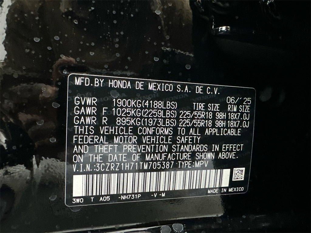 New 2026 Honda HR-V EX-L image 35