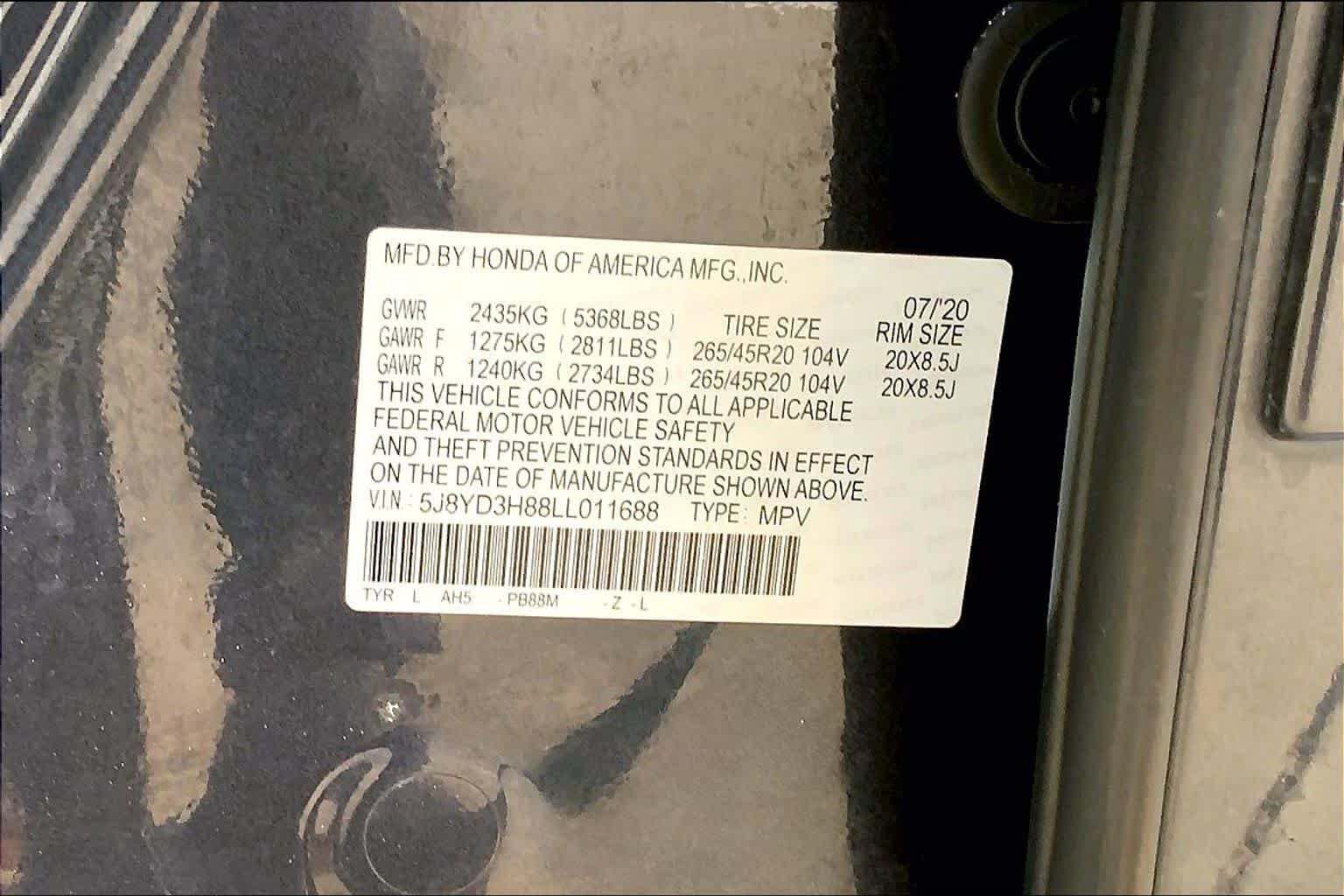 Used 2020 Acura MDX w/ Advance Package FWD image 33