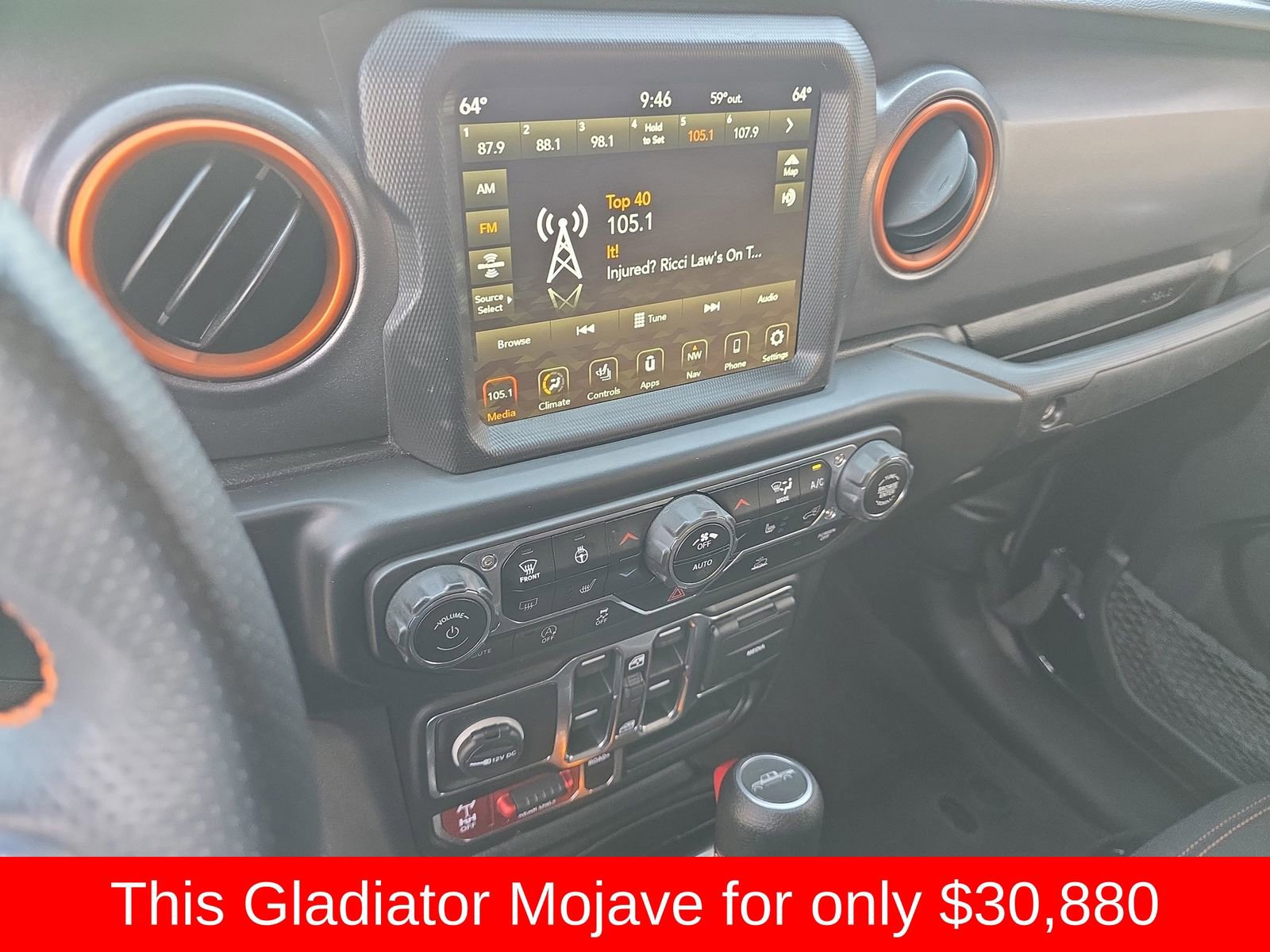 Used 2022 Jeep Gladiator Mojave w/ Cold Weather Group image 27