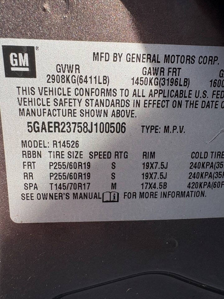 Used 2008 Buick Enclave CXL w/ Entertainment Package #1 FWD image 12