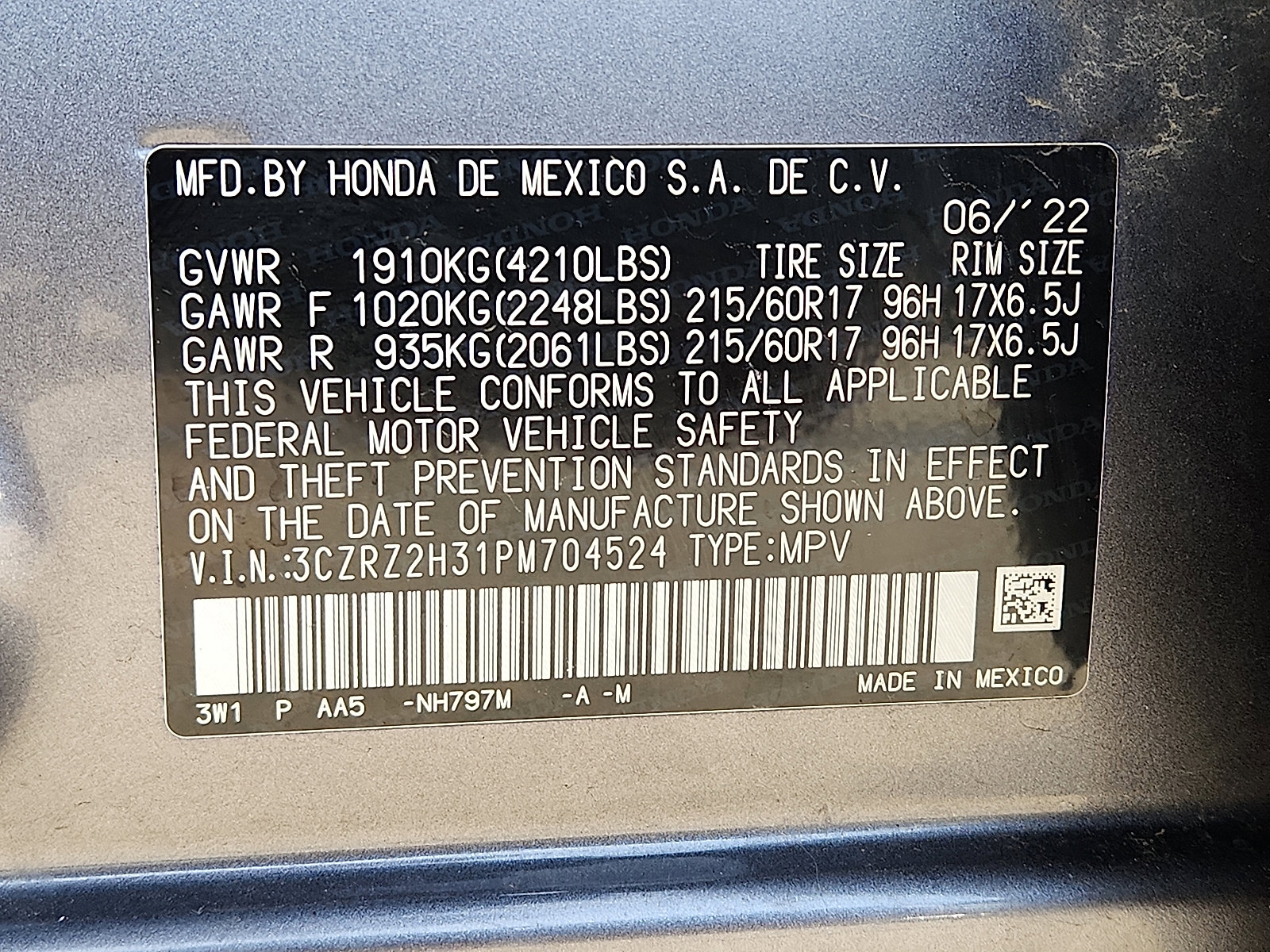 Used 2023 Honda HR-V LX image 27