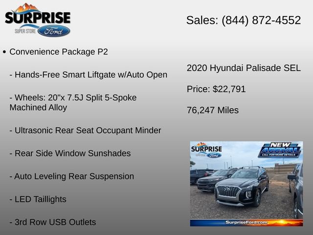 Used 2020 Hyundai Palisade SEL FWD image 12